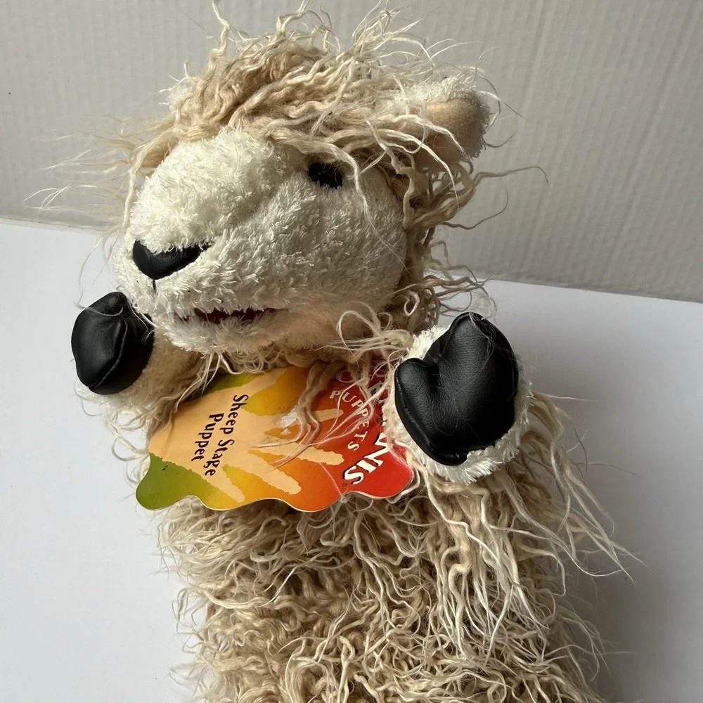 NWT Folkmanis Sheep Stage Puppet 13